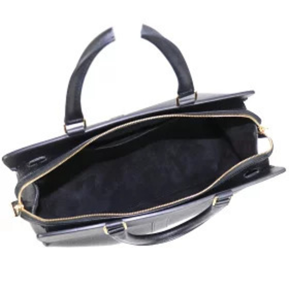 Celine Cabas de Handbag Grain Leather Black Crossbody Bag - Picture 11 of 12